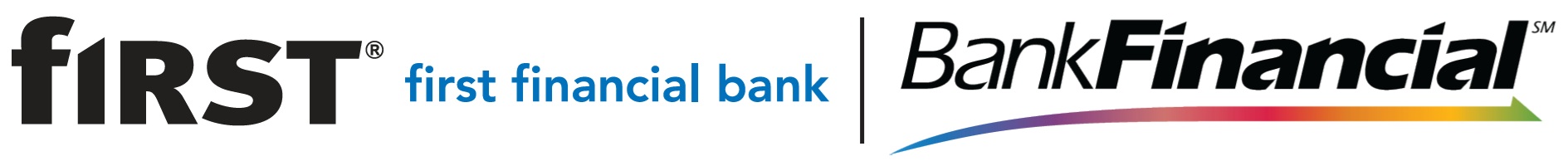 First Financial Bank and BankFinancial logos